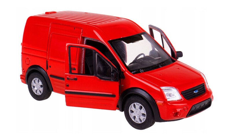 Welly Ford Transit Connect 1:34 červený